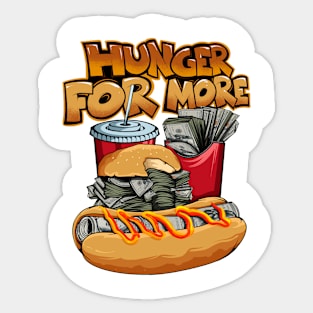 Burger Money Sticker